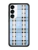 Plaid | Blue Samsung Galaxy Case - Aaria Tees Aaria Tees