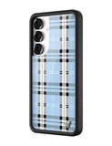 Plaid | Blue Samsung Galaxy Case - Aaria Tees Aaria Tees