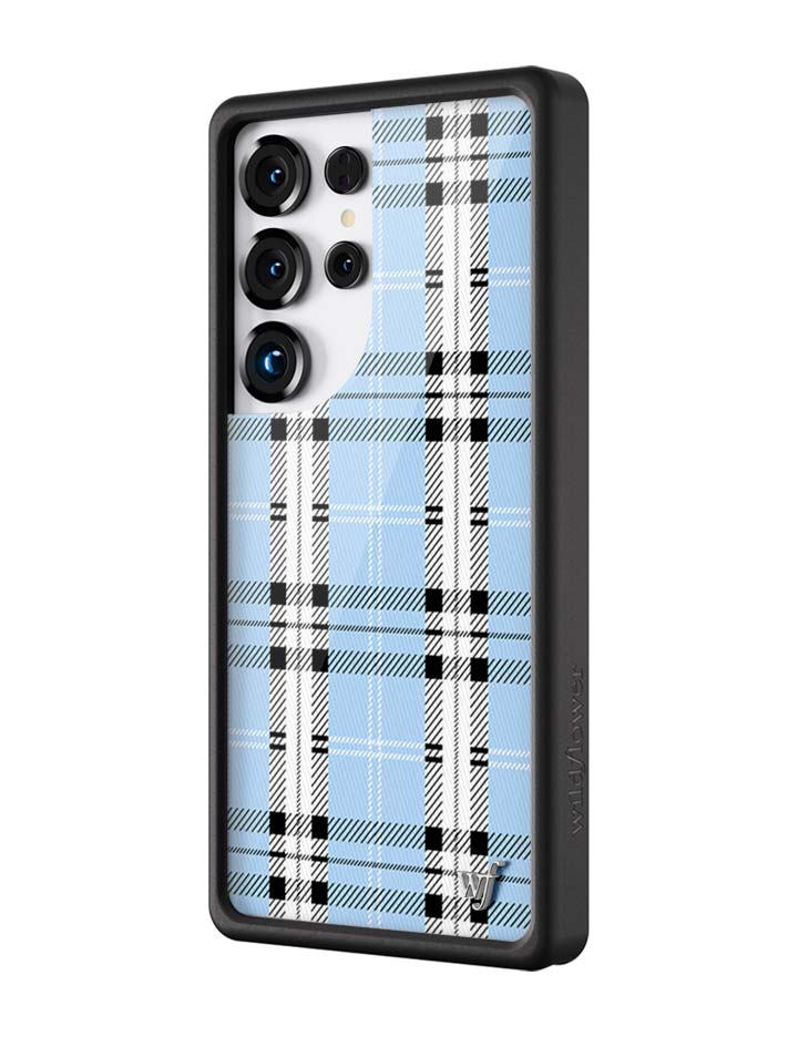 Plaid | Blue Samsung Galaxy Case - Aaria Tees Aaria Tees