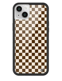Checkers | Brown iPhone Case - Aaria Tees Aaria Tees