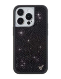Rhinestone iPhone Case | Black - Aaria Tees Aaria Tees