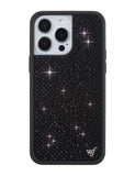 Rhinestone iPhone Case | Black - Aaria Tees Aaria Tees