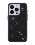 Rhinestone iPhone Case | Black - Aaria Tees Aaria Tees