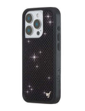Rhinestone iPhone Case | Black - Aaria Tees Aaria Tees