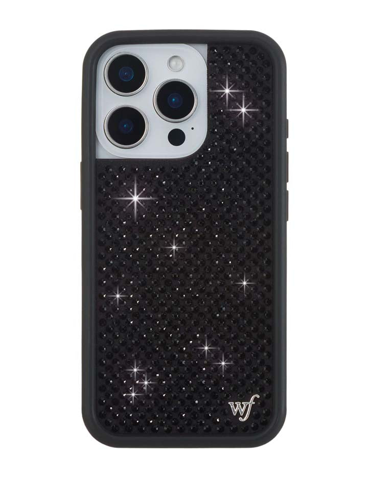 Rhinestone iPhone Case | Black - Aaria Tees Aaria Tees