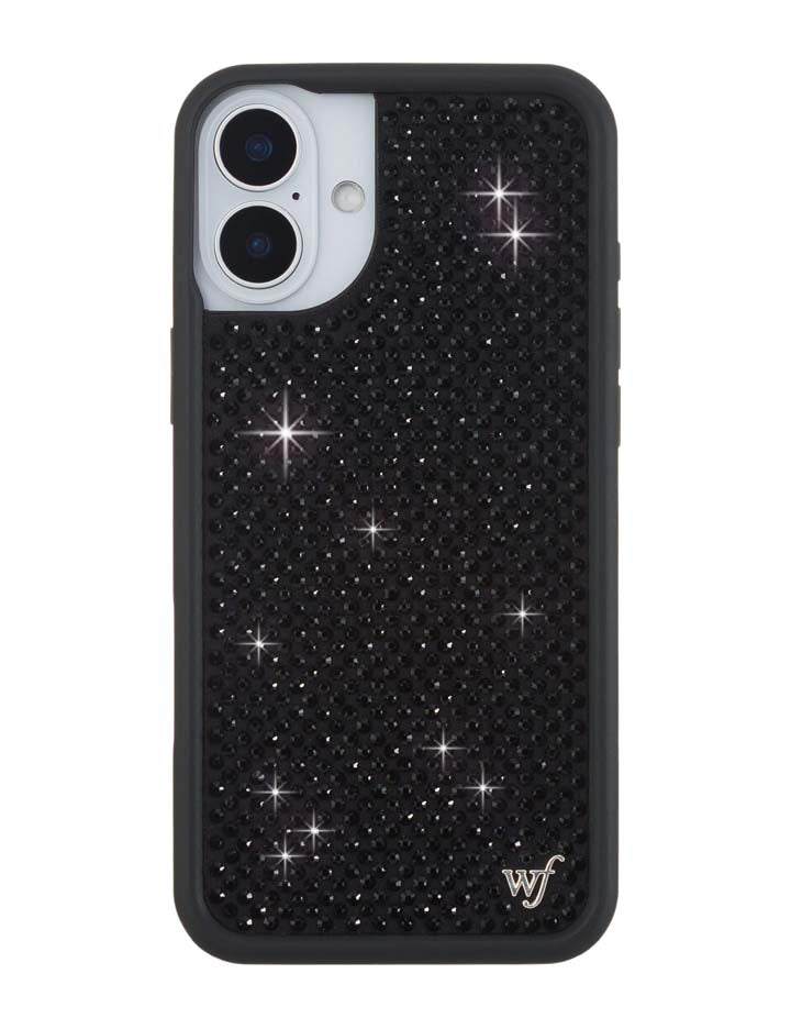 Rhinestone iPhone Case | Black - Aaria Tees Aaria Tees