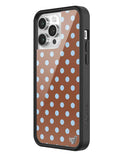Polka Dot | Brown and Blue iPhone Case Aaria Tees