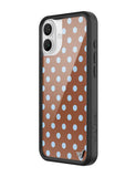 Polka Dot | Brown and Blue iPhone Case - Aaria Tees Aaria Tees