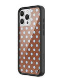 Polka Dot | Brown and Blue iPhone Case - Aaria Tees Aaria Tees