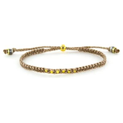 Camel Woven Adjustable Bracelet - Aaria Tees Aaria Tees