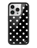 Polka Dot | Black and White iPhone Case Aaria Tees
