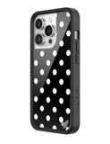 Polka Dot | Black and White iPhone Case Aaria Tees