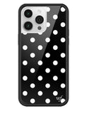 Polka Dot | Black and White iPhone Case Aaria Tees