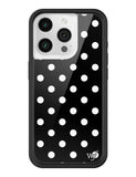 Polka Dot | Black and White iPhone Case - Aaria Tees Aaria Tees