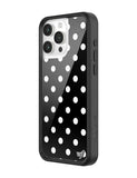 Polka Dot | Black and White iPhone Case - Aaria Tees Aaria Tees