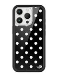 Polka Dot | Black and White iPhone Case - Aaria Tees Aaria Tees
