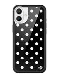 Polka Dot | Black and White iPhone Case - Aaria Tees Aaria Tees