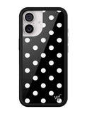 Polka Dot | Black and White iPhone Case - Aaria Tees Aaria Tees