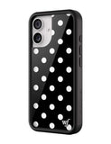 Polka Dot | Black and White iPhone Case - Aaria Tees Aaria Tees