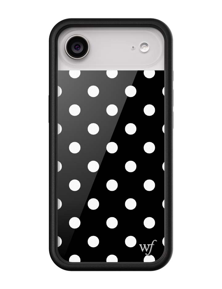 Polka Dot | Black and White iPhone Case - Aaria Tees Aaria Tees