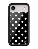 Polka Dot | Black and White iPhone Case - Aaria Tees Aaria Tees