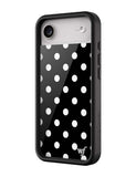 Polka Dot | Black and White iPhone Case - Aaria Tees Aaria Tees