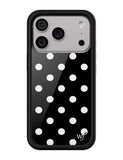 Polka Dot | Black and White iPhone Case - Aaria Tees Aaria Tees