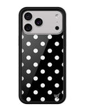 Polka Dot | Black and White iPhone Case - Aaria Tees Aaria Tees
