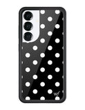 Polka Dot | Black and White Samsung Galaxy Case - Aaria Tees Aaria Tees