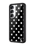 Polka Dot | Black and White Samsung Galaxy Case - Aaria Tees Aaria Tees