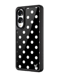 Polka Dot | Black and White Samsung Galaxy Case - Aaria Tees Aaria Tees
