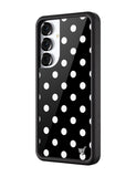 Polka Dot | Black and White Samsung Galaxy Case - Aaria Tees Aaria Tees