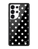 Polka Dot | Black and White Samsung Galaxy Case - Aaria Tees Aaria Tees