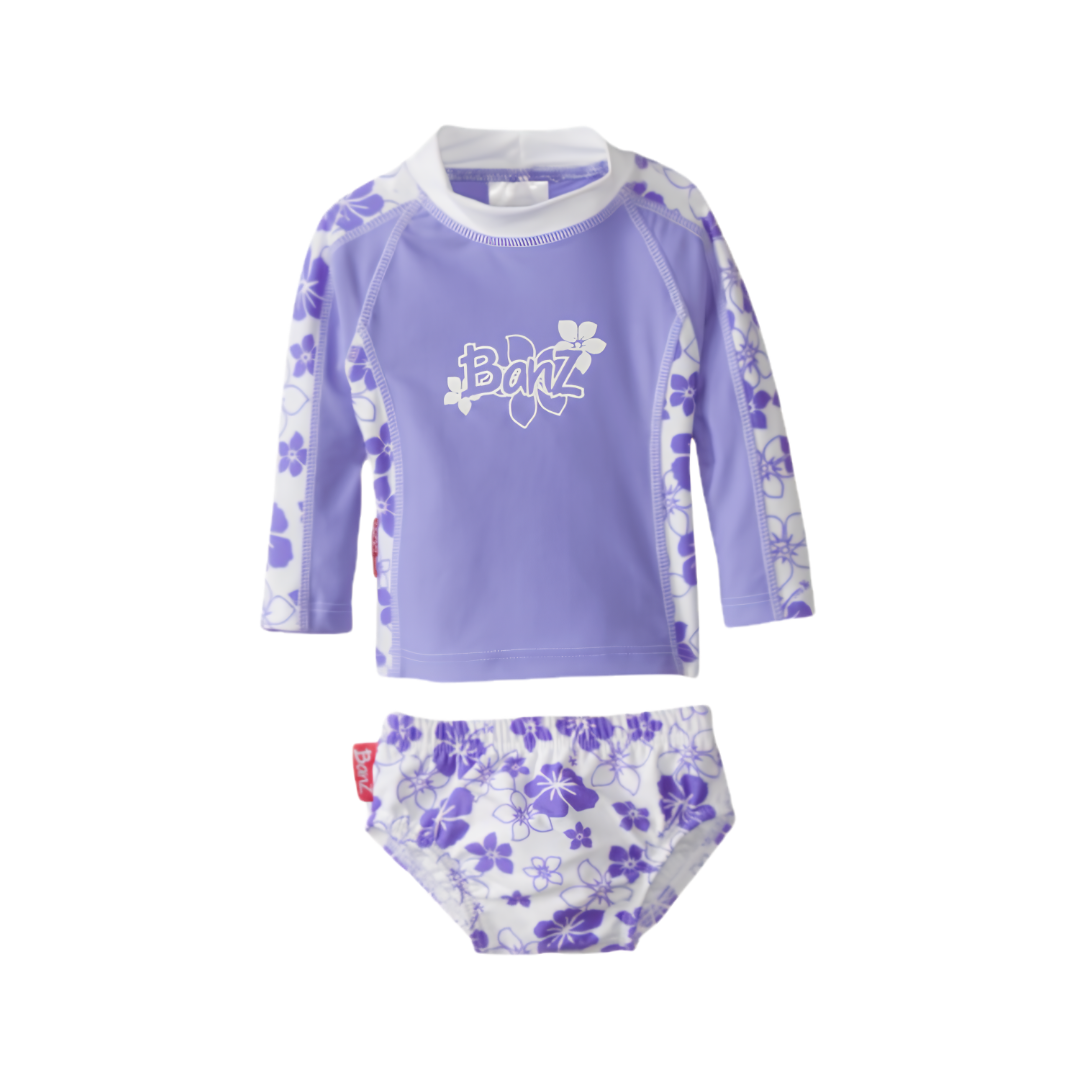 Baby & Toddler Rashguard & Swim Diaper Set - Aaria Tees Aaria Tees