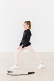 Balanced Black Full-Zip Ruffle Active Jacket - Aaria Tees Aaria Tees