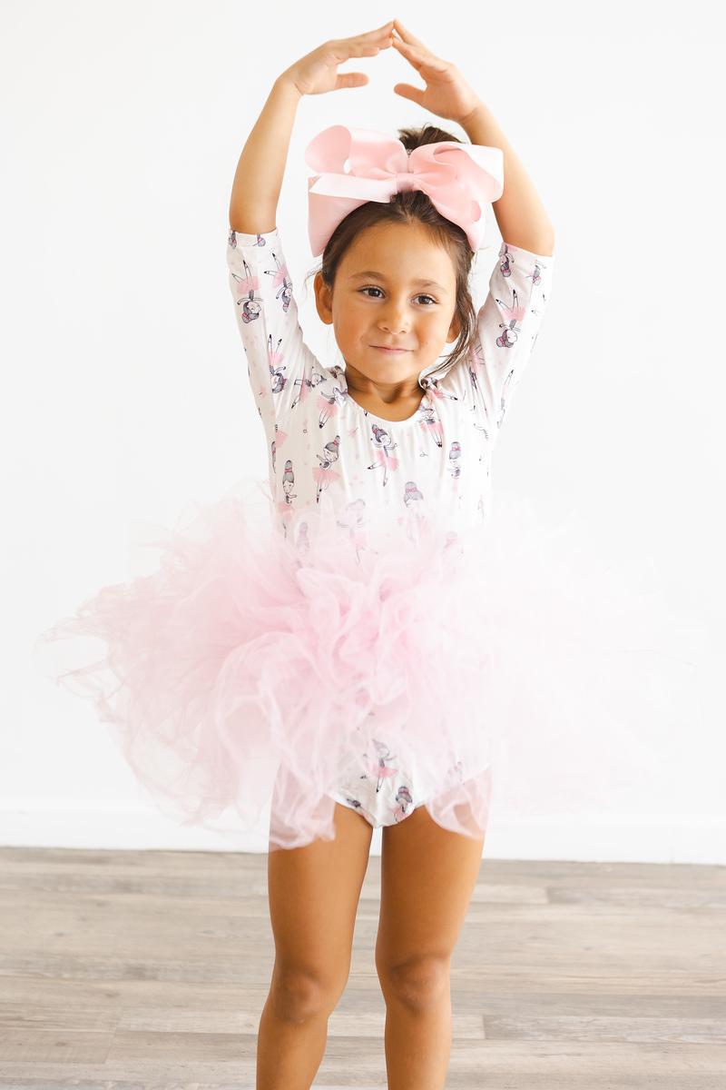 Ballerina 3/4 Tutu Leotard - Aaria Tees Aaria Tees