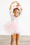 Ballerina 3/4 Tutu Leotard - Aaria Tees Aaria Tees