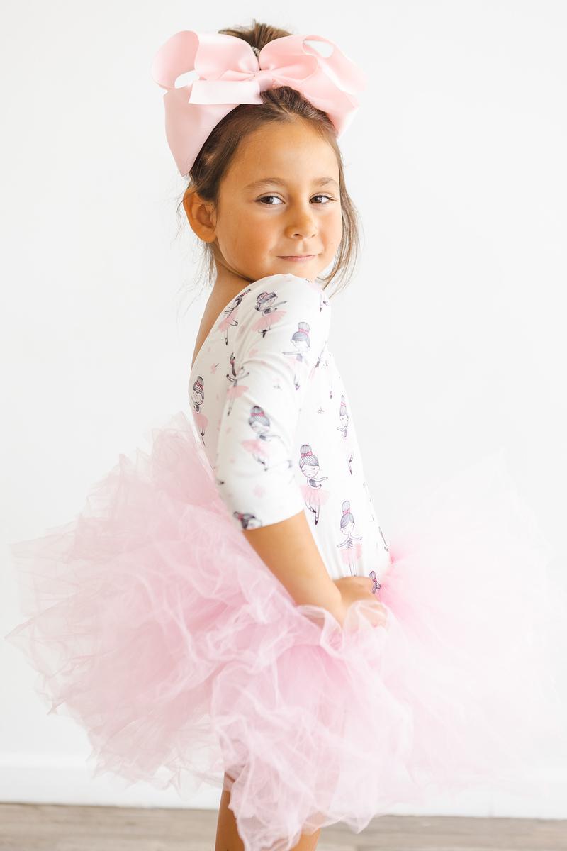 Ballerina 3/4 Tutu Leotard - Aaria Tees Aaria Tees