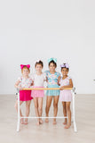 Ballerina Bows S/S Twirl Leotard - Aaria Tees Aaria Tees