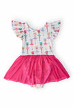 Ballerina Bows S/S Twirl Leotard - Aaria Tees Aaria Tees