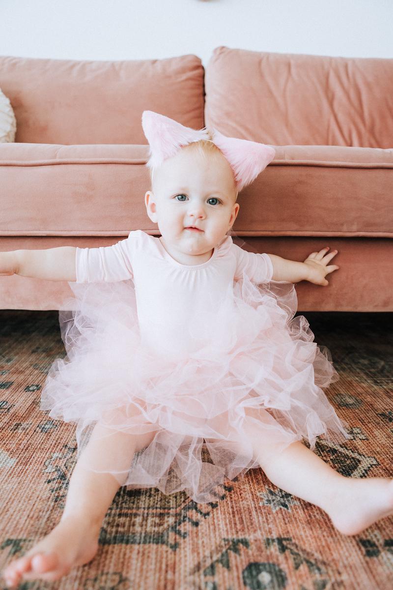 Ballet Pink 3/4 Tutu Leotard - Aaria Tees Aaria Tees