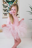 Ballet Pink 3/4 Tutu Leotard - Aaria Tees Aaria Tees