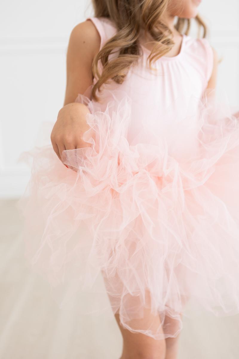 Ballet Pink Tank Tutu Leotard - Aaria Tees Aaria Tees