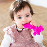 Little bamBAM Baby Teething Toy - Magenta - Aaria Tees Aaria Tees