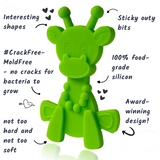Little bamBAM Baby Teething Toy - Lime - Aaria Tees Aaria Tees