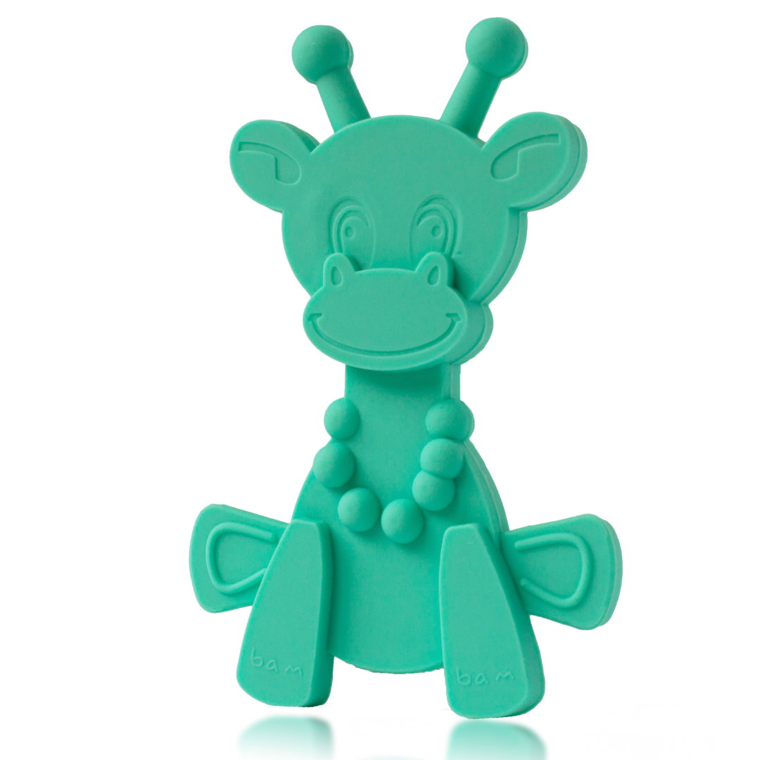Little bamBAM Baby Teething Toy - Turquoise - Aaria Tees