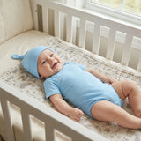 Bamboo Baby Bodysuit in Blue Bell - Aaria Tees Aaria Tees