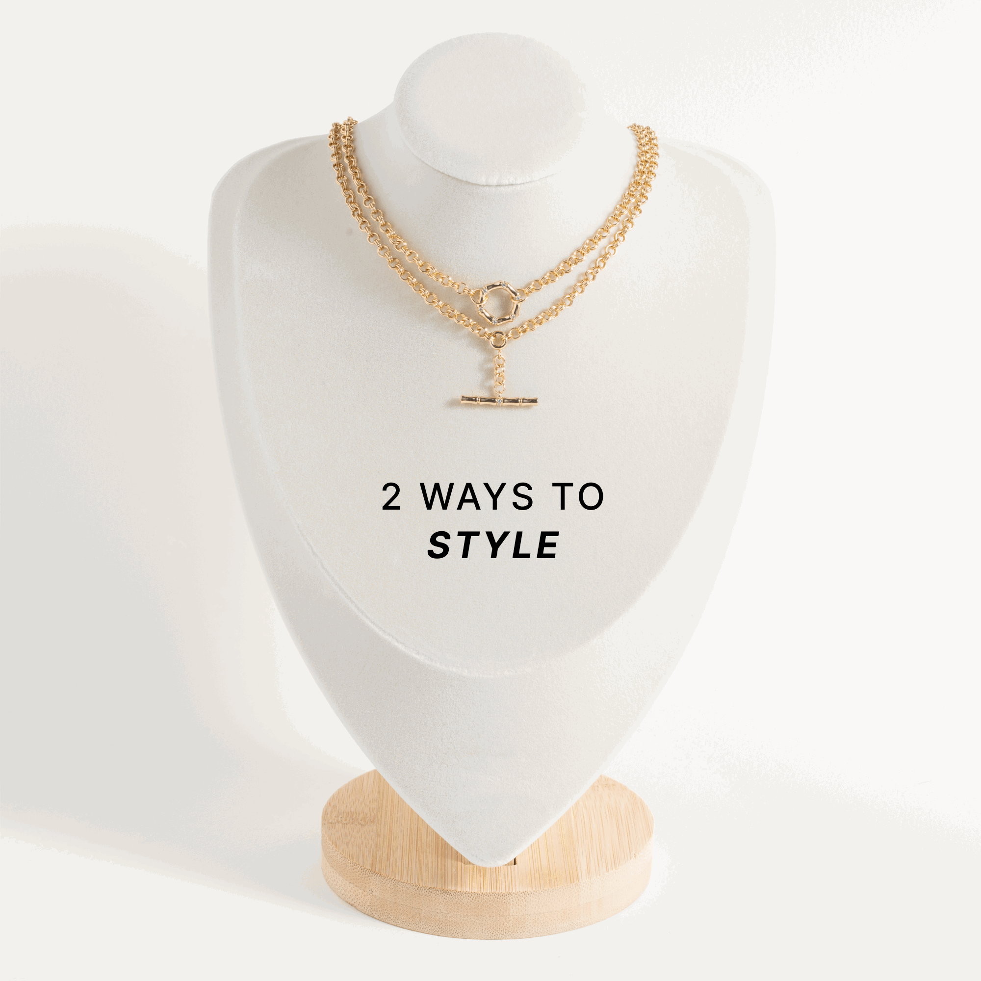 Bamboo Convertible Necklace or Bracelet - Aaria Tees Aaria Tees