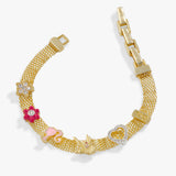 Barbie™ Multicharm Mesh Chain Bracelet - Aaria Tees Aaria Tees