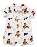 Baseball Bears Polo Shorty One-Piece - Aaria Tees Aaria Tees